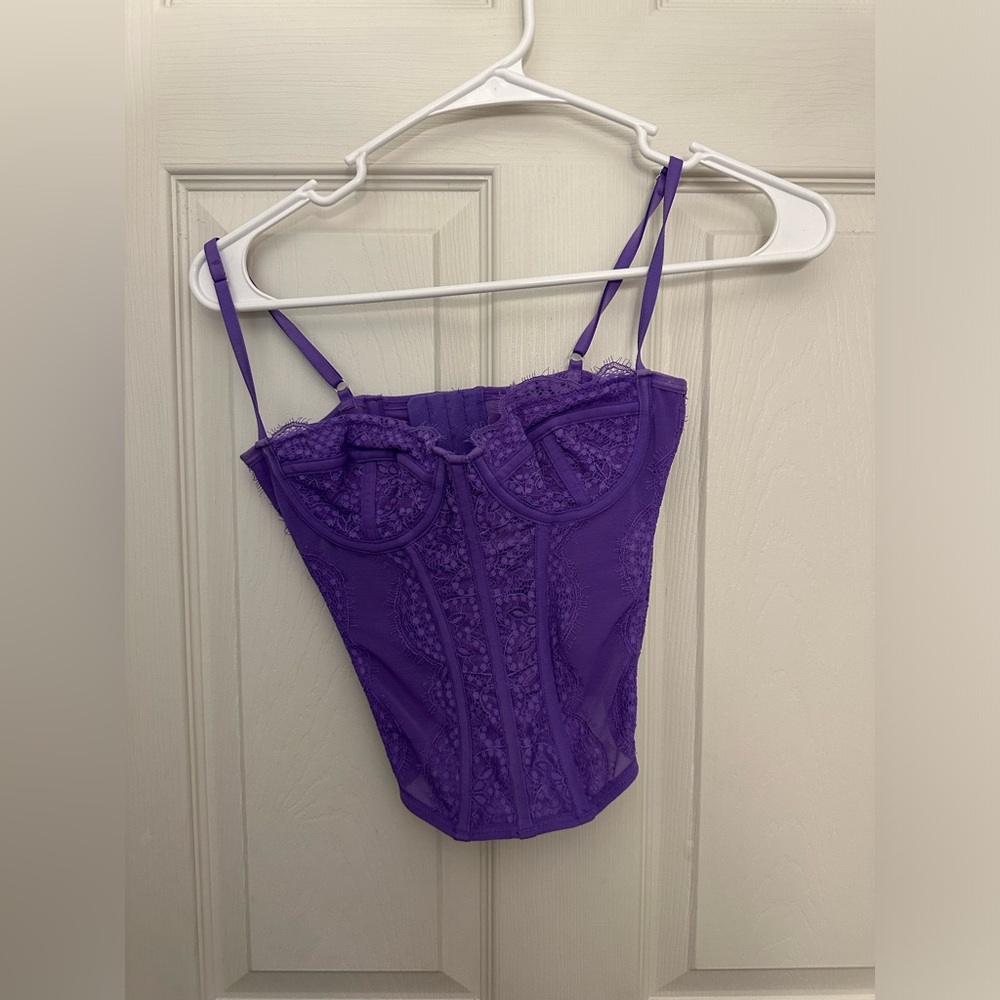 Purple corset